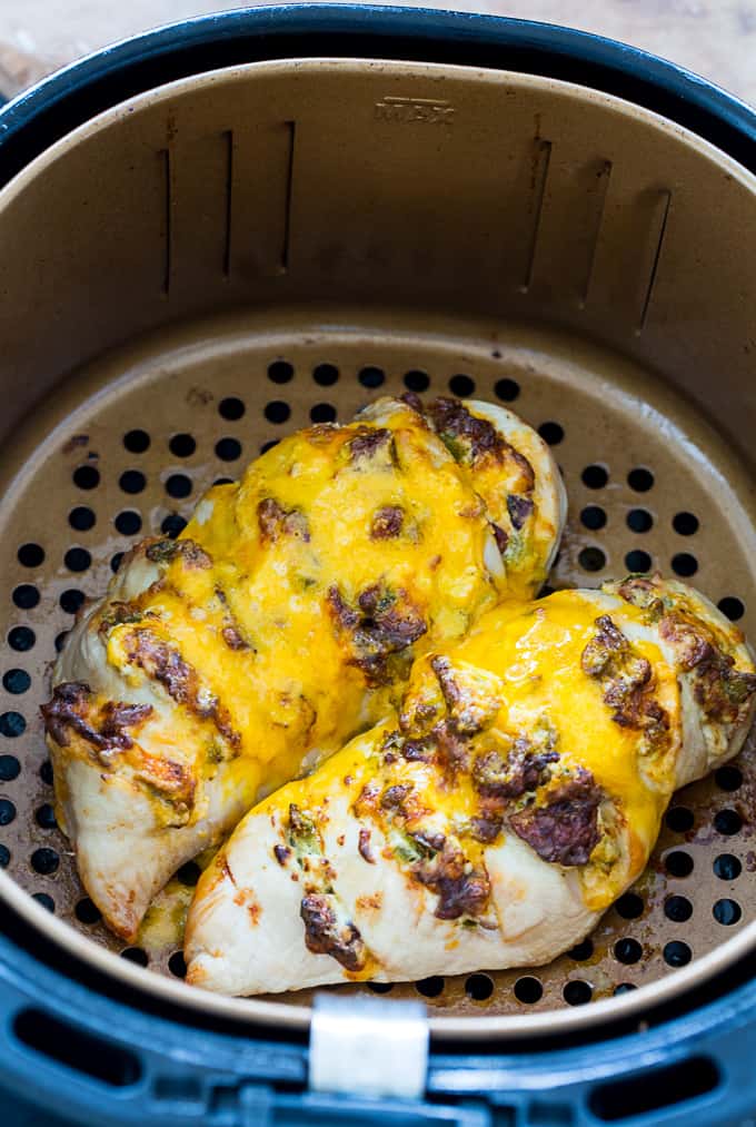 Air Fryer Jalapeno Popper Hasselback Chicken