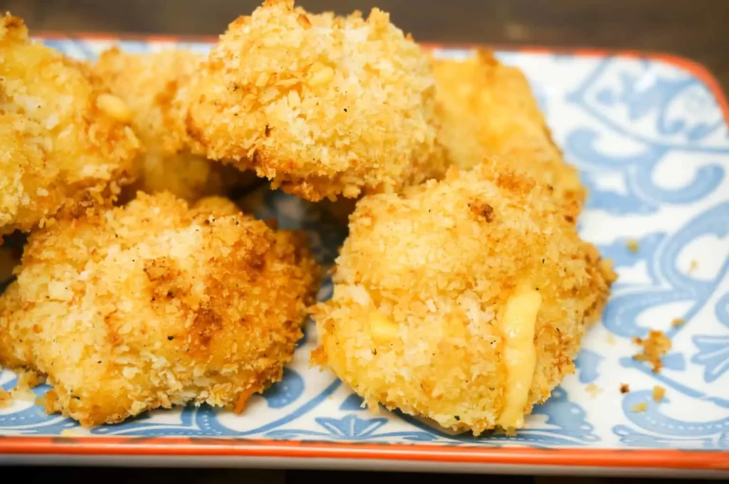 Air Fryer Mac and Cheese Bites