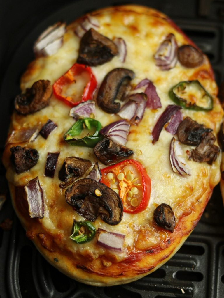 AIR FRYER NAAN PIZZA