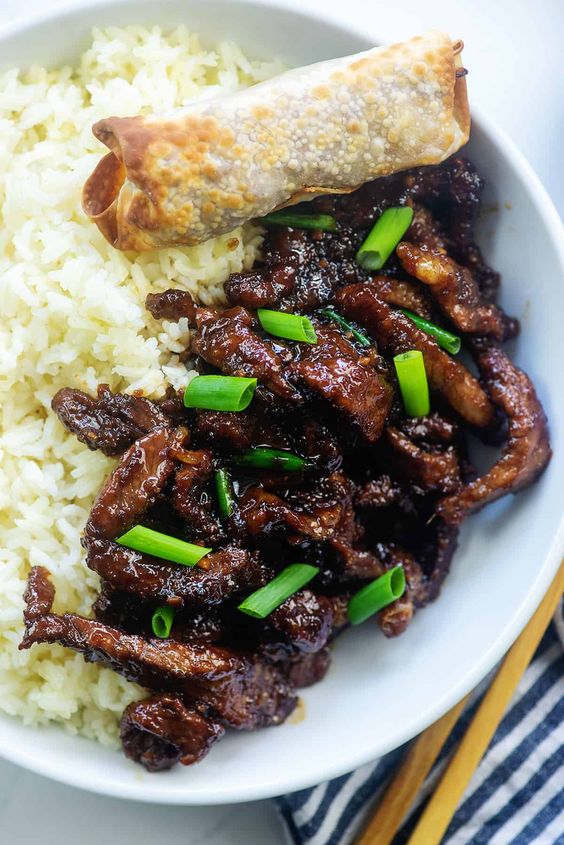 Air Fryer Mongolian Beef
