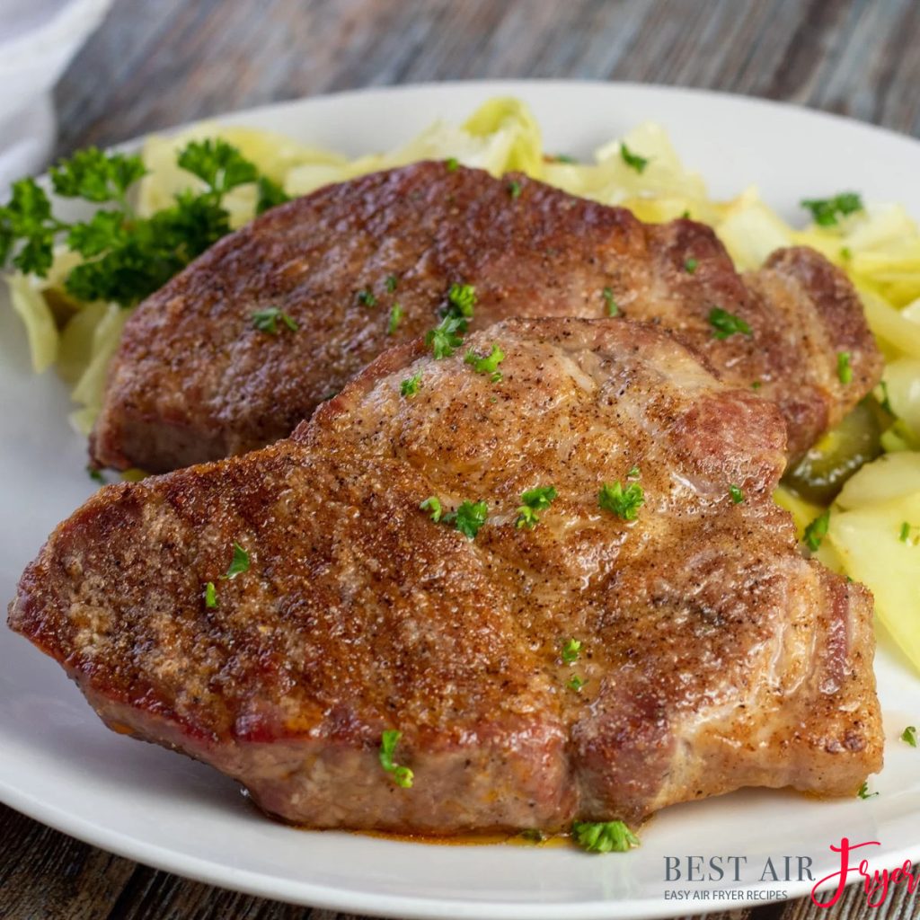 Air Fryer Pork Steaks