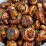 Garlic Butter Air Fryer Mushrooms