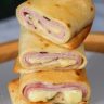 Air Fryer Hot Ham and Cheese Wraps