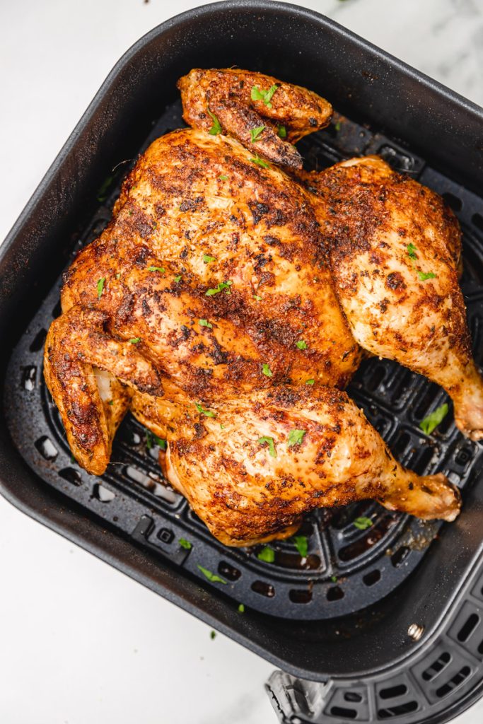 Air Fryer Spatchcock Chicken
