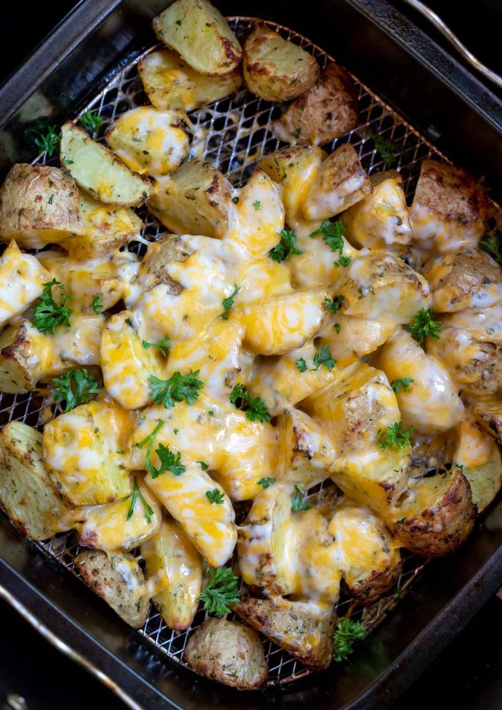 Air Fryer Cheesy Ranch Potatoes Recipe