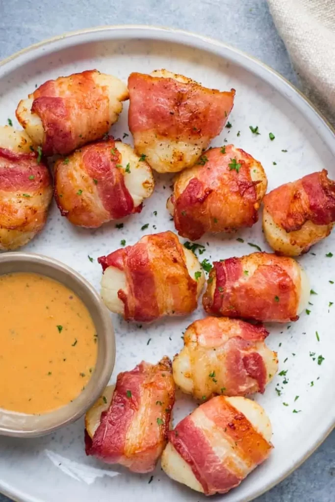 Air Fryer Bacon Wrapped Scallops Recipe
