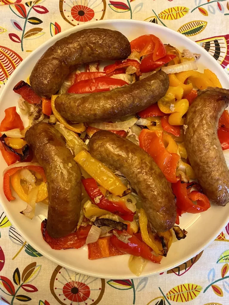 Air Fryer Sausage And Peppers
