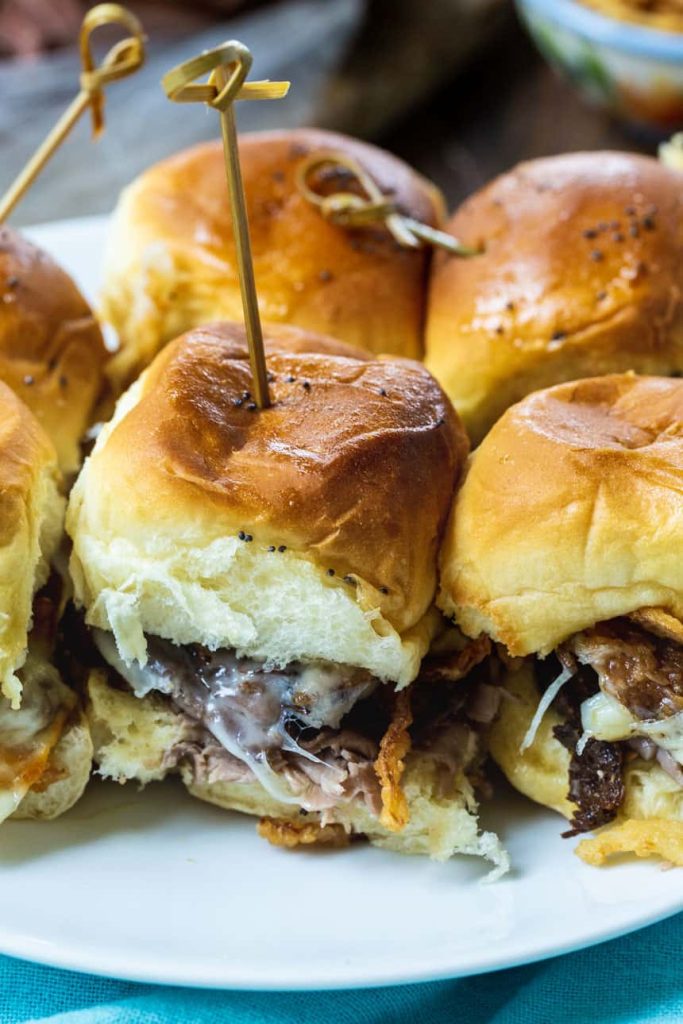 Air Fryer French Onion Beef Sliders