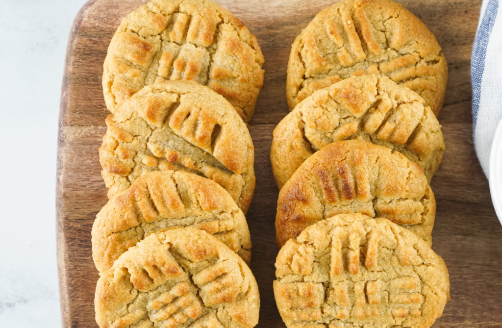 Air Fryer Peanut Butter Cookies