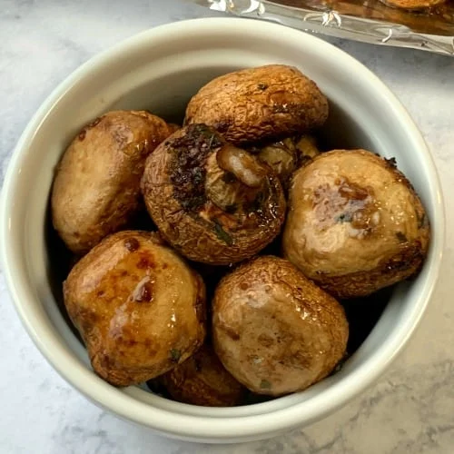 Air Fryer Roasted Mushrooms