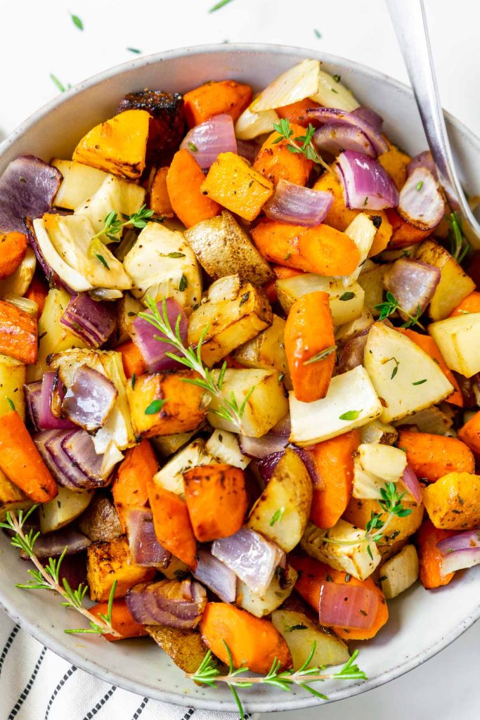 Air Fryer Roasted Root Vegetables