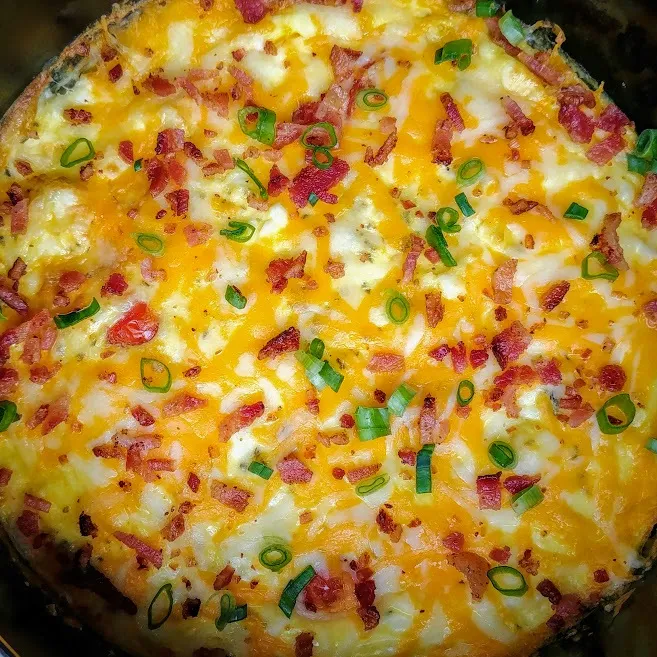 Air Fryer Cream Cheese Omelette