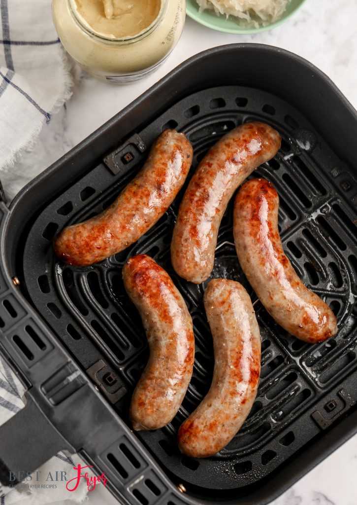Air Fryer bratwurst