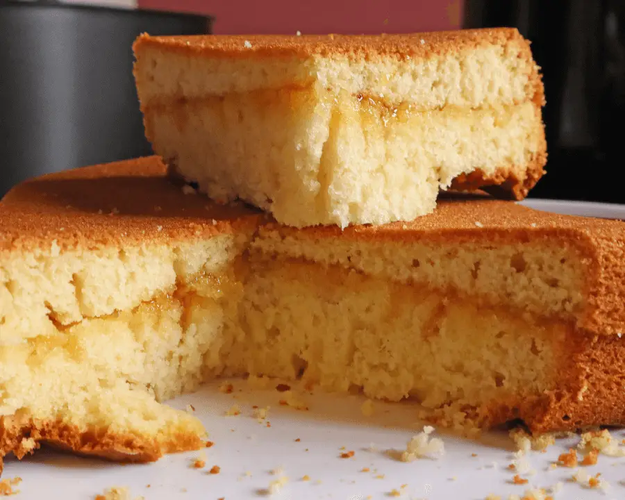 Air Fryer Vanilla Cake