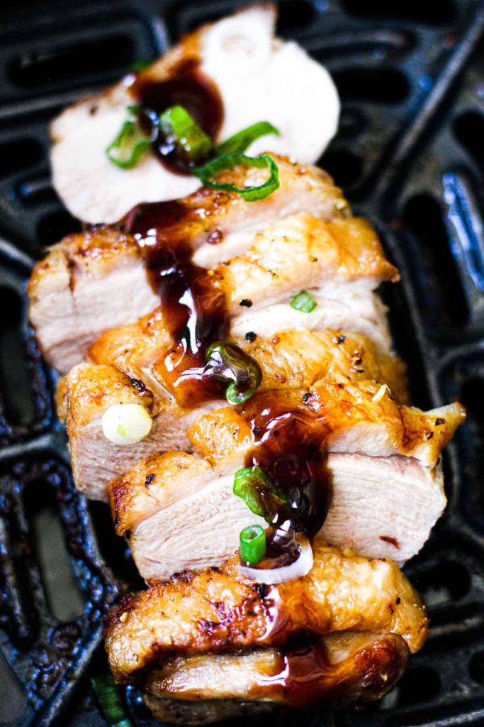 Juicy air fryer duck breast