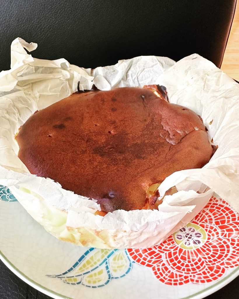 Air Fryer Basque Cheesecake