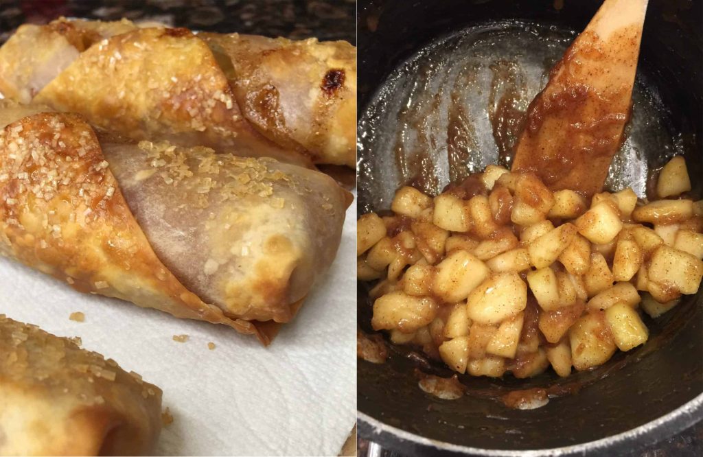 Air Fryer Apple Pie Egg Rolls