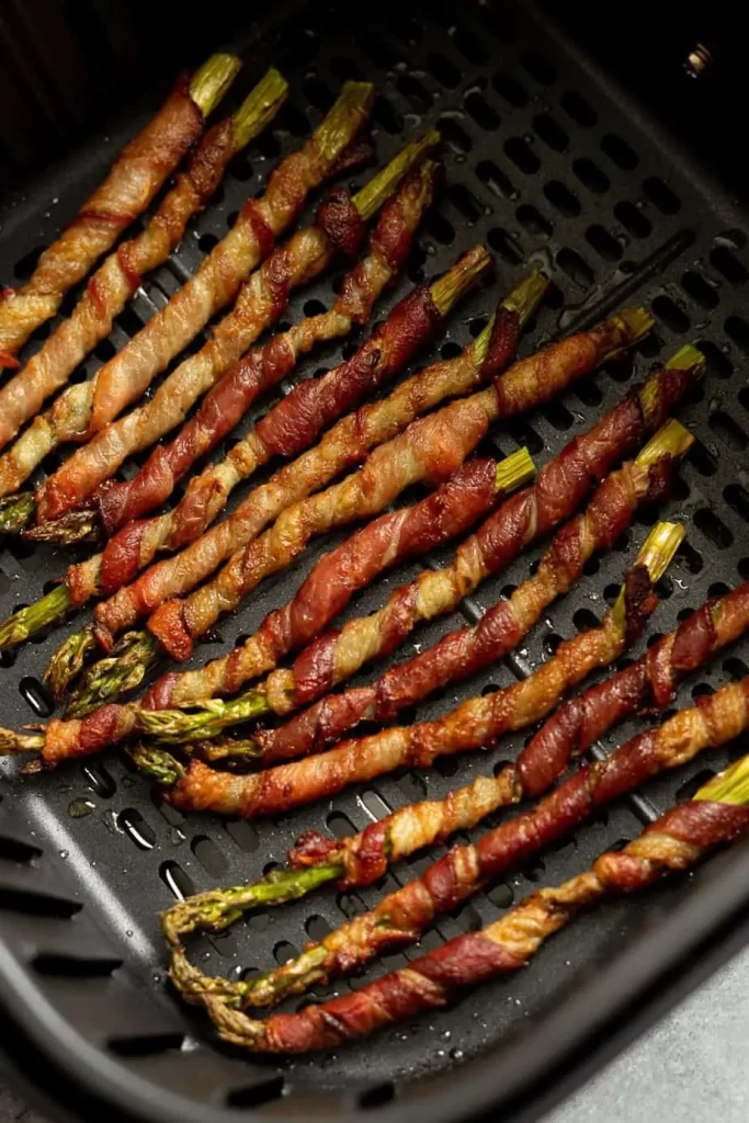 Air Fryer Bacon Wrapped Asparagus Recipe