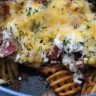 Air Fryer Loaded Waffle Fries