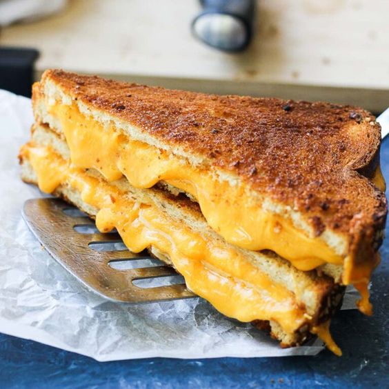 Irresistible air fryer grilled cheese sandwich