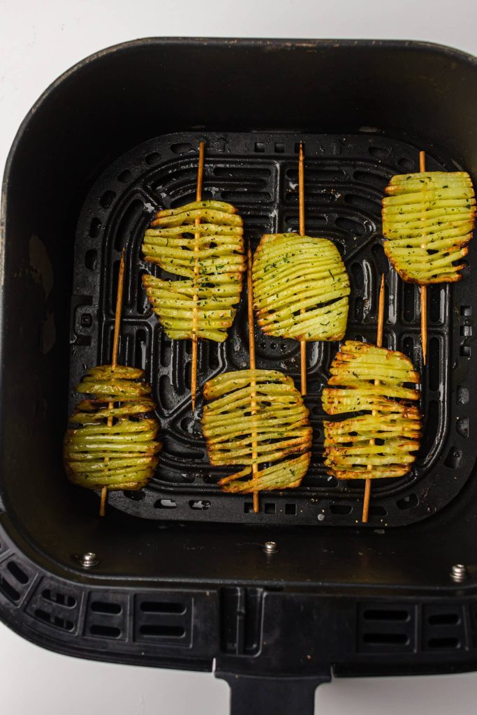 Air Fryer Accordion Potatoes