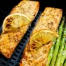 Air Fryer Lemon Garlic Salmon