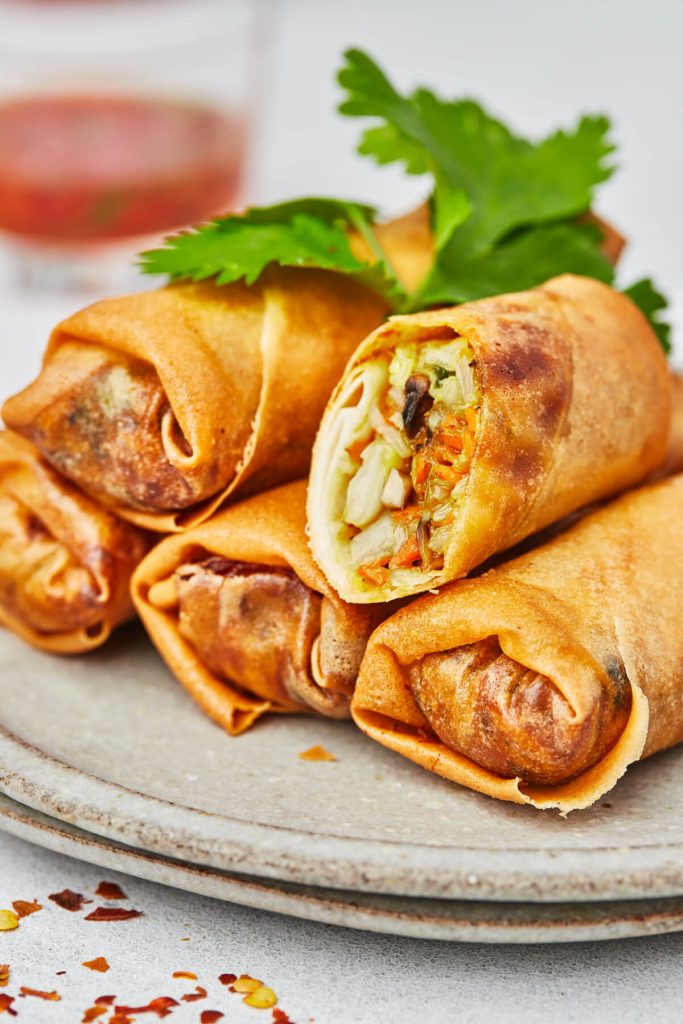 Air Fryer Veggie Spring Rolls