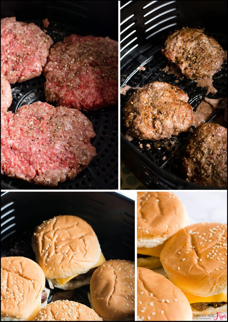 Air Fryer Burgers Recipe