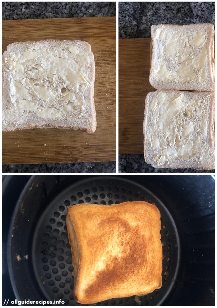 Air Fryer Grilled Cheese Sandwich