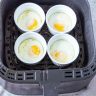 Perfect air fryer poached eggs