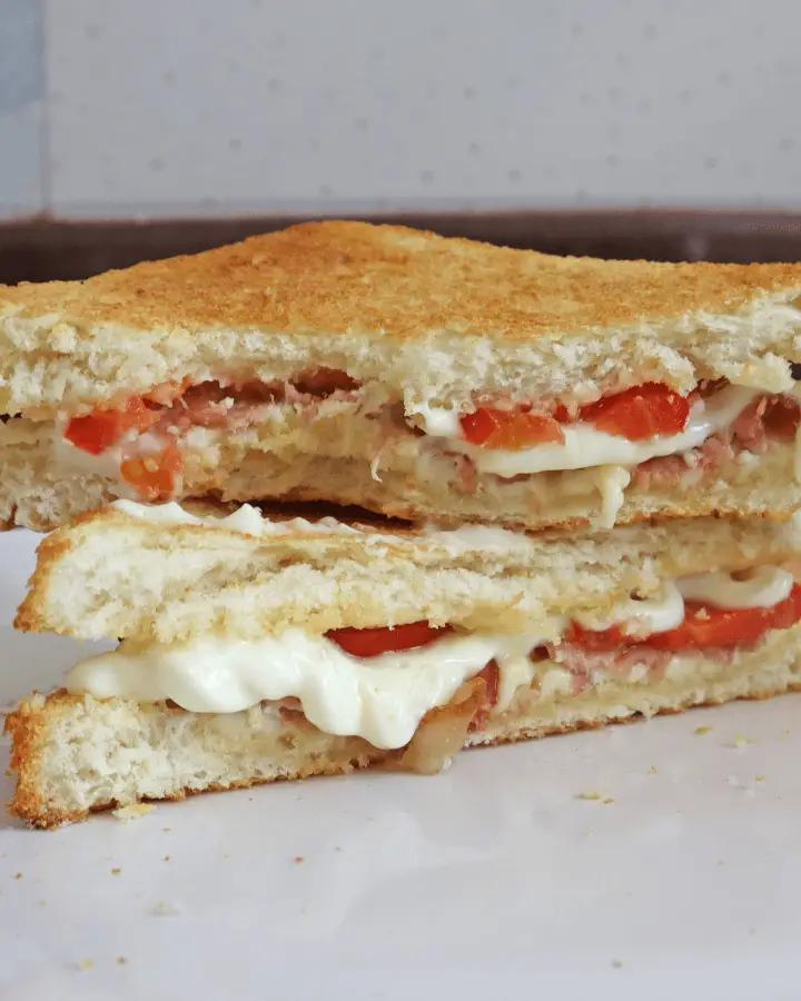 Air Fryer Grilled Cheese With Bacon