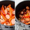 Air Fryer Sausage and Peppers