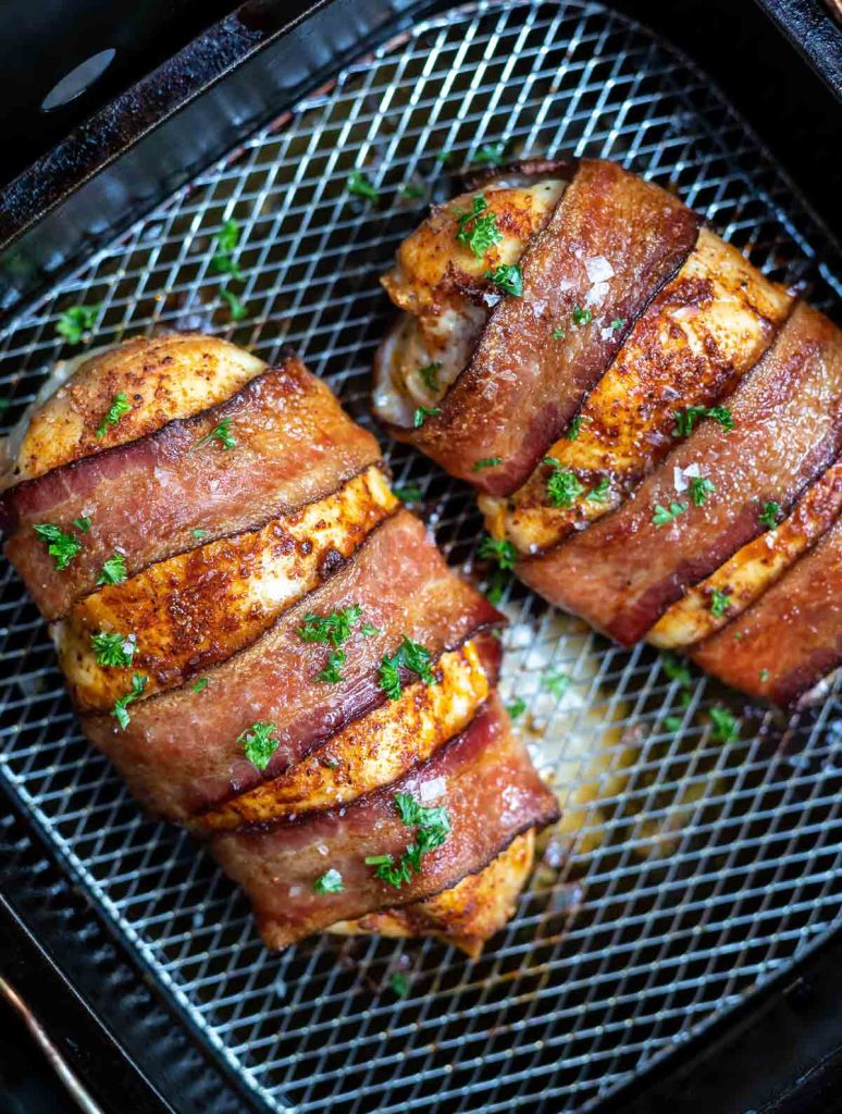 Air Fryer Bacon Wrapped Chicken Breast Recipe