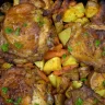 Air Fryer Chicken Thighs with potatoes & Carrots