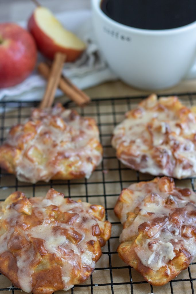 Air Fryer Apple Fritters