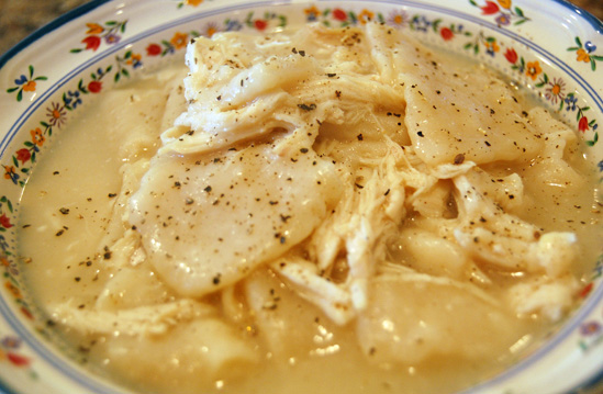 Homemade Chicken and Dumplings