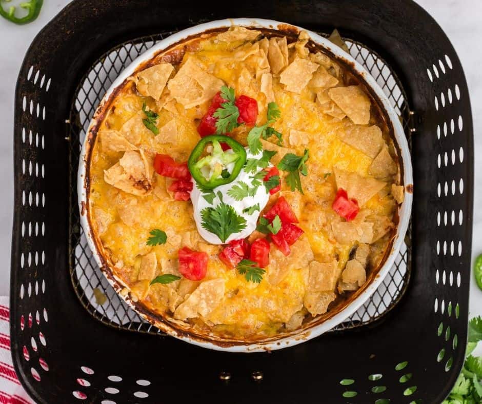 Air Fryer Mexican Chicken Casserole