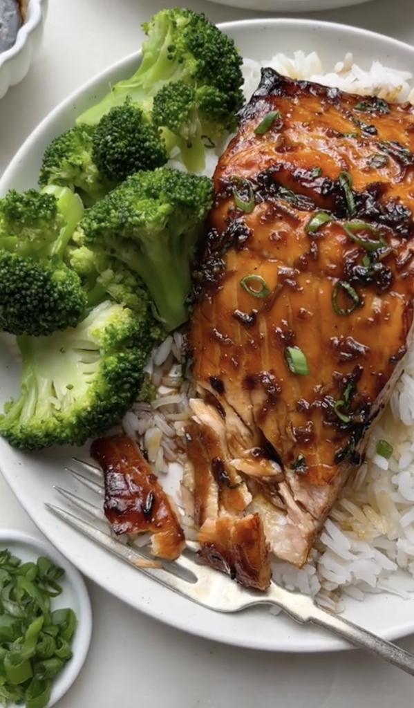 Air Fryer Honey Garlic Salmon