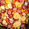 Air Fryer Kielbasa and Potatoes