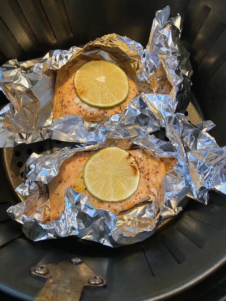 Air Fryer Salmon In Foil