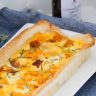 Caramelised Onion, Feta & Roast Pumpkin Tart
