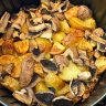Air Fryer Roasted Potatoes And Mushrooms