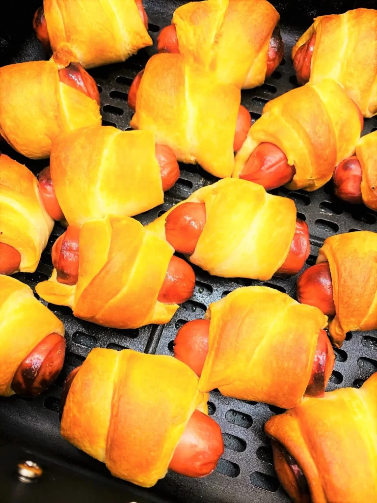 Air Fryer Mummy Hot Dogs
