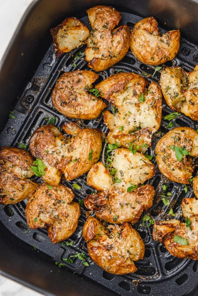 Air Fryer Smashed Potatoes
