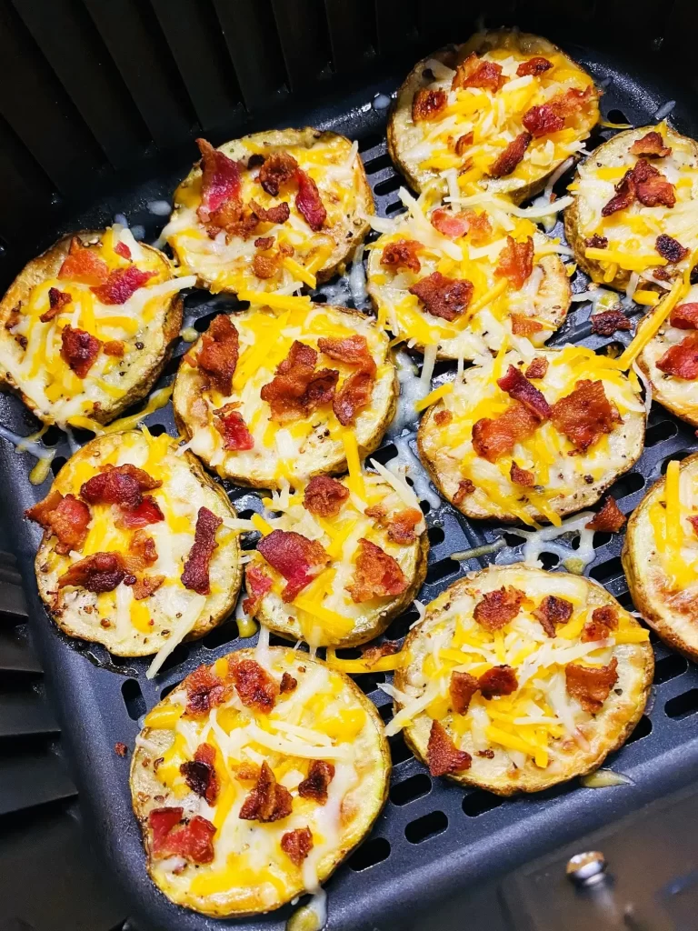 Air Fryer Loaded Potato Rounds