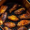 Air Fryer Honey Sriracha Chicken Wings