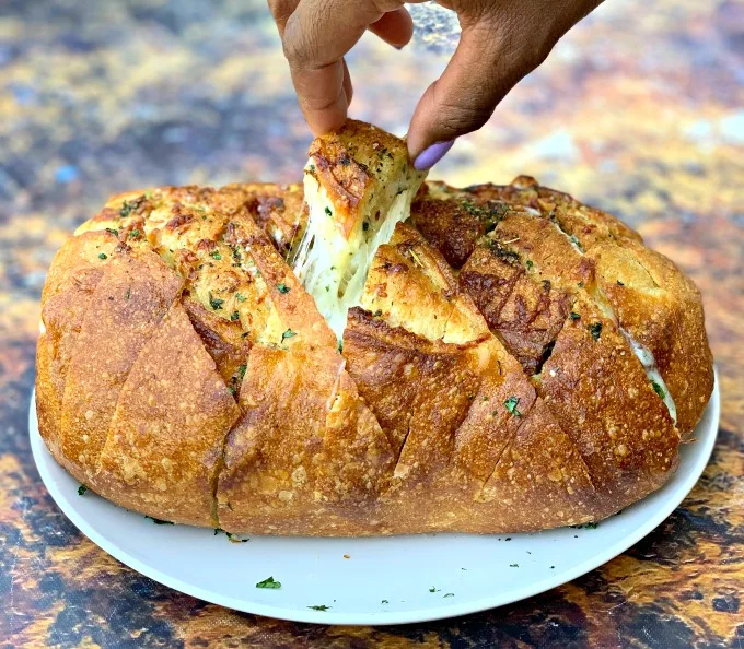 Air Fryer Cheese Pull Apart Bread