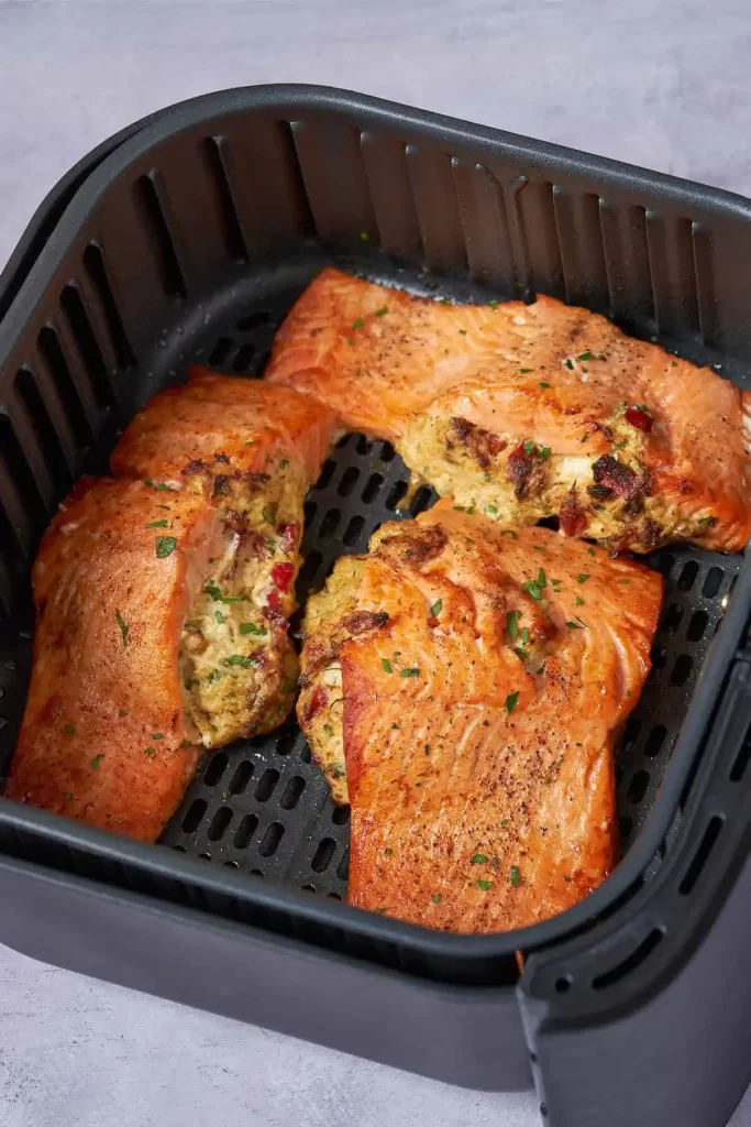 Stuffed Salmon In Air Fryer Recipe