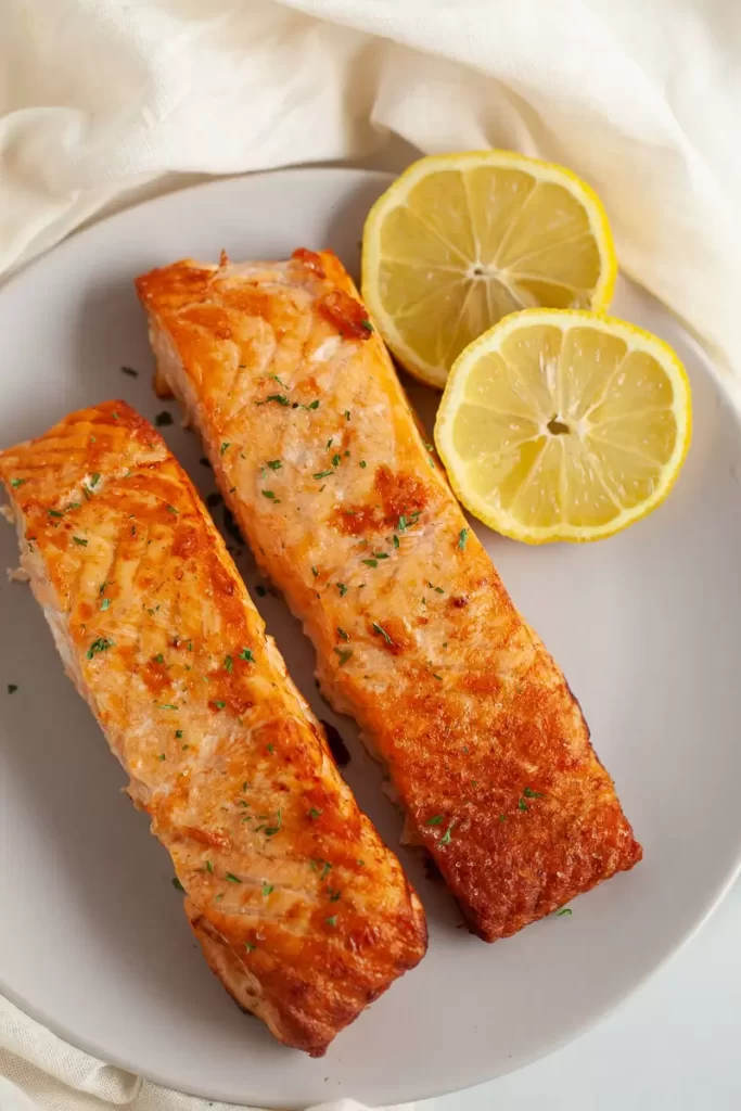 Frozen Salmon in the Air Fryer