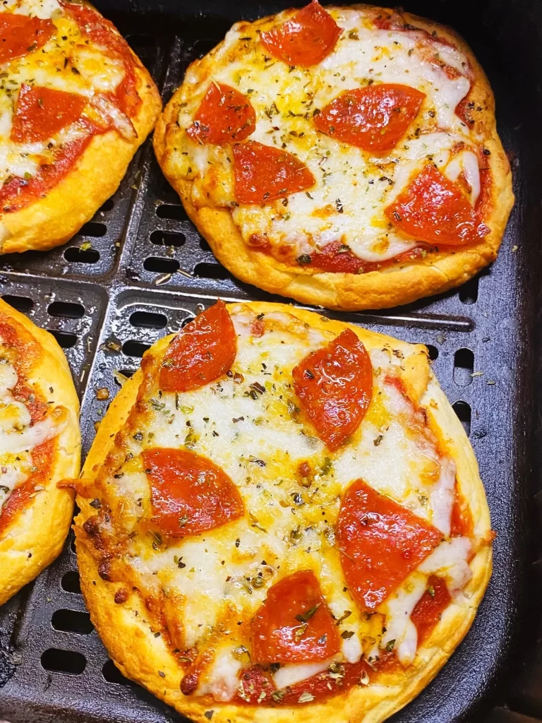 Air Fryer Biscuit Pizzas